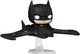 Funko pop! rides super deluxe: the flash - batman in batwing #121