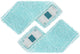 Leifheit clean twist powerclean vloerwisser overtrek - klittenband - 33 cm - super soft - 2 stuks