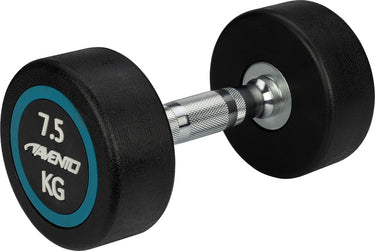 Avento dumbbell - halter 7.5 kg - zwart staal