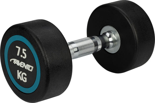 Avento dumbbell - halter 7.5 kg - zwart staal