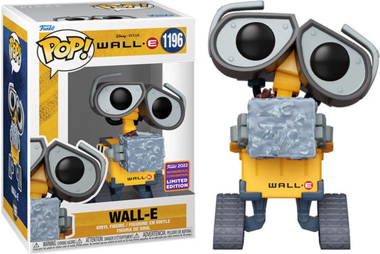 Funko pop! disney: wall-e - wall-e with cube wondercon exclusive