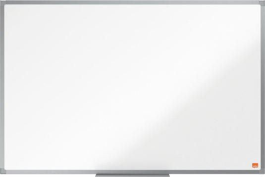 Nobo essence magnetisch whiteboard - 90x60cm - met pennengoot - bord van gelakt staal - wit