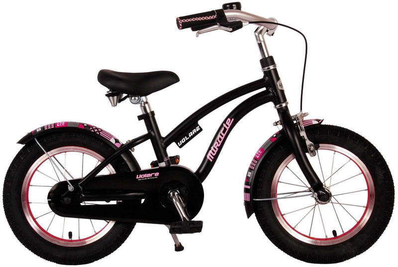 Load image into Gallery viewer, Volare Miracle Cruiser Kinderfiets - Meisjes- 16 inch - Mat Zwart - Prime Collection
