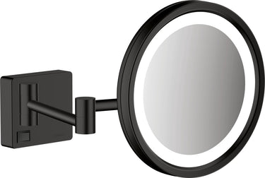 Hansgrohe addstoris scheerspiegel led licht mat zwart