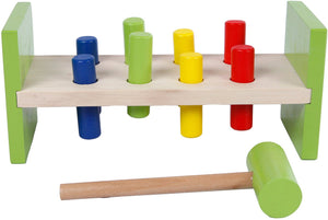 2-play houten hamerbank groen, 10dlg.