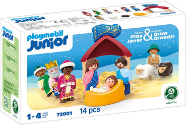 Playmobil junior 72001 kerststal, junior, 14 onderdelen, vanaf 12 maanden