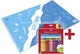 Faber-castell kleurpotlood - grip - 48 stuks + a3 kangaro schetsboek gratis - wit - 120 grams - 40 vel - fc-112449-a