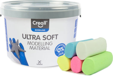 Creall boetseerpasta | pot van 1 | 10 kg met geassorteerde kleuren