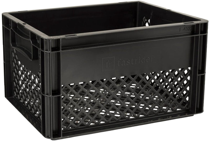Load image into Gallery viewer, Fastrider fietskrat medium zwart recyclaat
