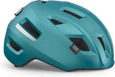 Met e-mob fietshelm mannen vrouwen - fietshelm e bike volwassenen - maat s (52-56cm) - nta8776 - teal