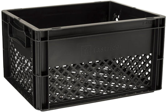 Fastrider fietskrat medium - zwart - 22l