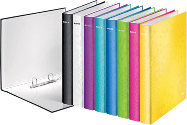 Leitz wow ringmap 2 ringen, geassorteerde kleuren 10 stuks