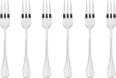 Sambonet gebaksvorkjes royal zilver 6 stuks