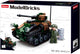 Sluban small tank wiesel awc bouwspeelgoed kinderen vanaf 8 jaar – constructiespeelgoed modelbouw – bouwdoos met 245 bouwstenen – m38-b0750