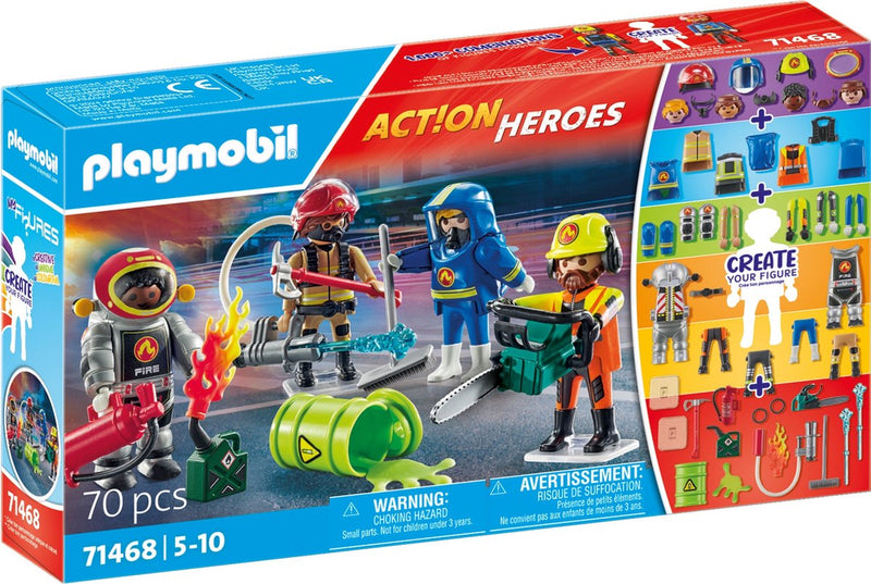 Load image into Gallery viewer, Playmobil action heroes my figures brandweer - 71469
