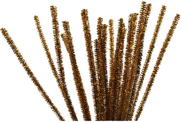 Creativ company chenille goud 30cm, 24st.