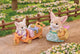 Sylvanian families 5698 picknick set woestijn vos zus baby- speelset- 2 speelfiguren