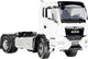 Wiking 077652 man tgs 18.510 4x4 bl 2-assige trekker, model vrachtwagen, 1:32, metaal kunststof, vanaf 14 jaar, veel functies, incl. bandendrukregeling, draaibaar radiatorrooster, wit