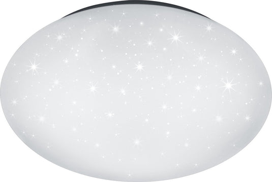Rl live your light reality putz - plafondlamp - wit - incl. 1x smd 15w - sterreneffect - d: 37cm - ip44