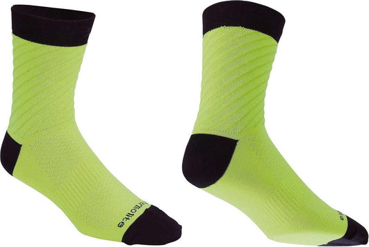 Bbb cycling thermofeet fietssokken winter - thermo fiets sokken - neon geel - fietssokken heren en dames - maat 39 43 - bso-17