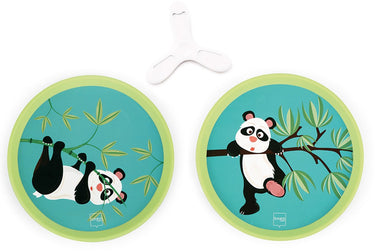 Scratch hand-disker duo - panda - met 1 magnetische disker - 3 jaar