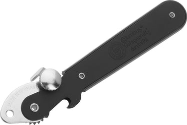 Westmark blikopener, met flesopener, lengte: 16,2 cm, staal, columbus, verschillende kleuren: zwart rood zilver, 10252270