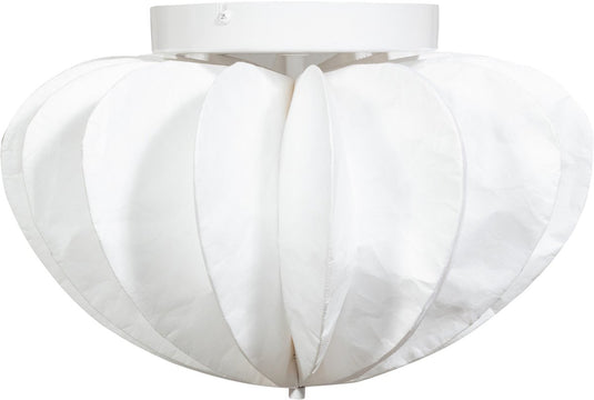 Woood dalia plafondlamp - papier - wit - 28xø40 cm