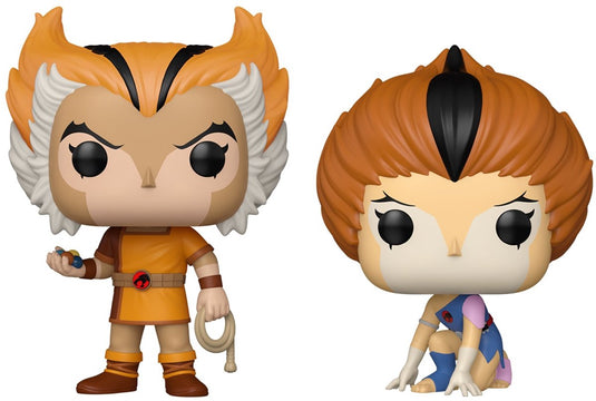 Funko thundercats pop! vinyl figuur 2-pack wilykat wilykit 9 cm mini-figuur