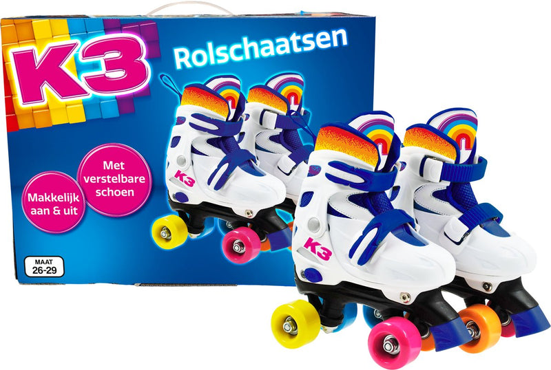 Afbeelding laden in galerijviewer, K3 rolschaatsen - maat 26-29
