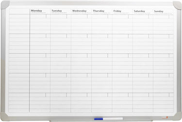 Desq planner 4122 metaal wit