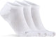 Craft core dry footies 3-pack unisex sportsokken - wit