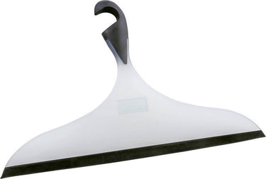 Wenko douchewisser loano xxl wit en zwart kunststof 34cm breed - raamwisser - trekker douche extra breed met ophanghaak
