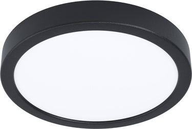 Eglo fueva 5 opbouwlamp - led - ø 21 cm - zwart wit - bewegingssensor