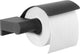 Tiger bold - wc rolhouder met klep - zwart