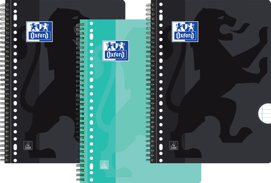 Oxford voordeelpak - collegeblokken - 3x a4 - lijn - schrijfblok - 80 vel