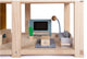 Small foot - houten poppenhuis met meubels