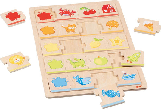 Goki mijn eerste kleuren legpuzzel, 20st.