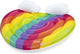 Bestway opblaasbaar zwembadeiland regenboog hart 164cm zwembad speelgoed.