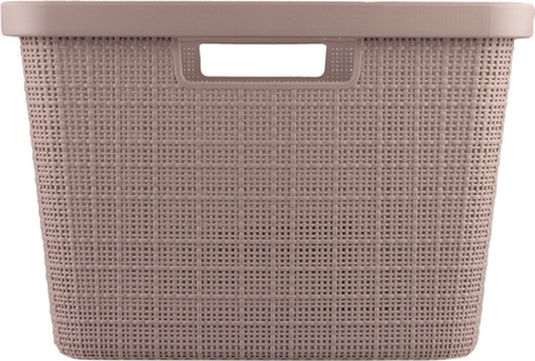 Curver jute wasmand 46l - rose