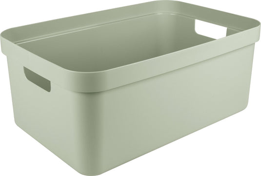 Sunware opbergbox sigma - kunststof - 45 liter - lichtgroen - opberg dozen bakken - opbergers - 39 x 59 x 24 cm