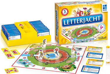 Megableu letterjacht bordspel