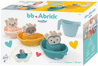Abrick ecoiffier bb badbootjes dieren met gieter - 7dlg.