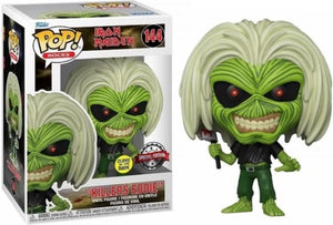 Funko pop! rocks : iron maiden - killers eddie #144 glows in the dark exclusive