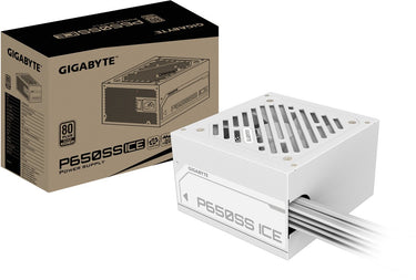 Gigabyte ice serie - pc voeding - 650w - 80 plus silver - efficiëntie