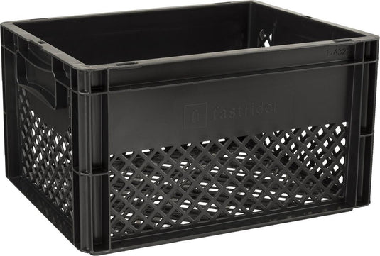 Fastrider fietskrat medium zwart recyclaat