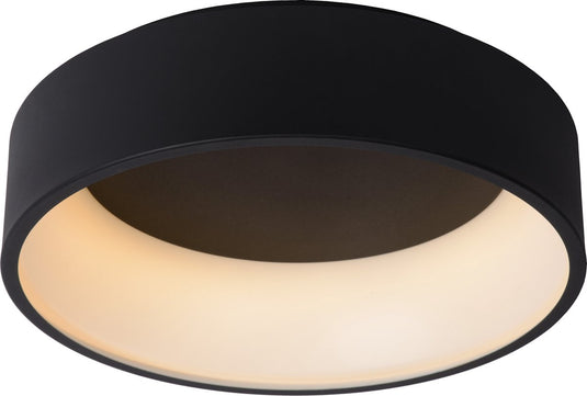 Lucide talowe led - plafonnière (plafondlamp) - ø 45,5 cm - led dimbaar - 1x30w 3000k - zwart