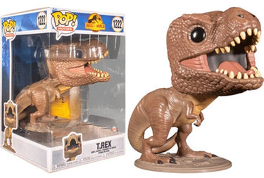 Funko jurassic world dominion super sized pop! vinyl figure t-rex #1222