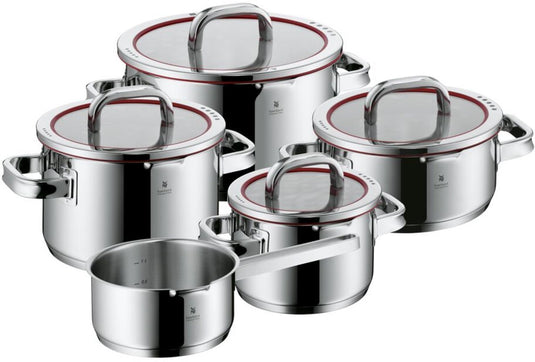 Wmf function4 - pannenset - 5-delig - geschikt voor inductie - rvs - met deksel