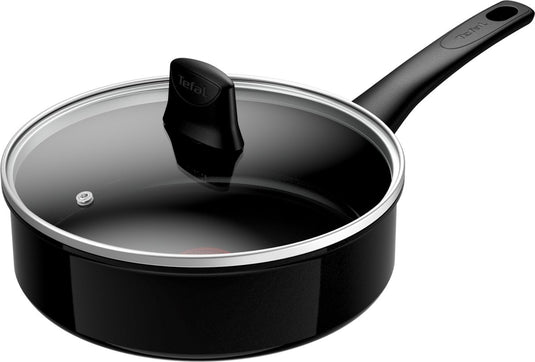 Tefal renew black on - keramische hapjespan - ø24 cm - pfas-vrij - geschikt voor inductie