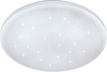Eglo frania-s plafondlamp - led - ø 22 cm - wit - glinsterend